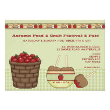 Autumn Festival & Fair Invitation