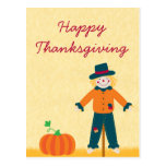 Autumn Field Thanksgiving Postcard