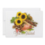 Autumn Floral Arangement Invitations