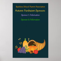 Autumn Fundraiser Sponsors Poster