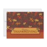 Autumn Glory Invitation Card 3