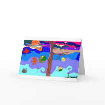 autumn glow greeting cards