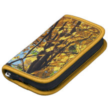 Autumn Gold Maple Leaves Folio Planners