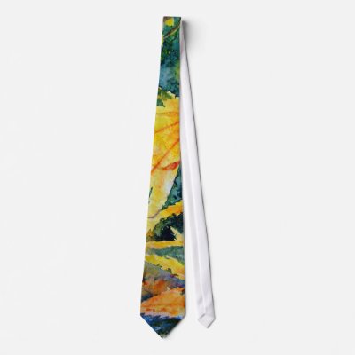 Autumn Gold Neck Tie by RSHarts