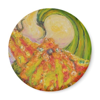 Autumn Gourds Fridge Magnets by OriginalsbyParis