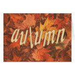 AUTUMN GREETING CARD