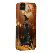 Autumn Halloween Witch Case-Mate iPhone 4 Case