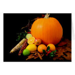 Autumn Harvest Blank Greeting Card