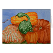 Autumn Harvest Blank Card