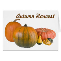 Autumn Harvest Card