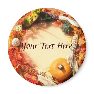 Autumn Harvest Magnets by Customizables