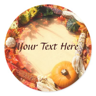 Autumn Harvest Stickers by Customizables
