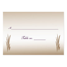 Autumn Harvest Table Place Card Business Card