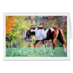 Autumn Horse I Greeting Card