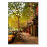Autumn in Alphabet City, East Village, NYC Greeting Card
