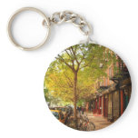 Autumn in Alphabet City, East Village, NYC keychains
