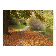 Autumn In The Park Card