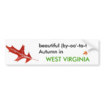 Autumn in West Virginia Bumper Sticker