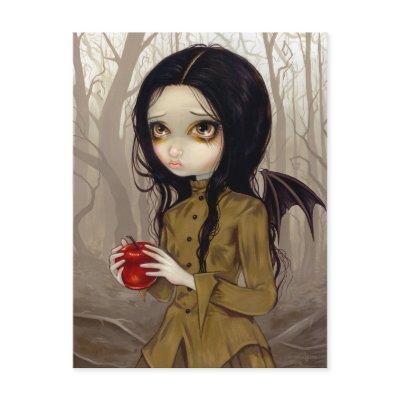 "Autumn is My Last Chance" Postcard by strangeling