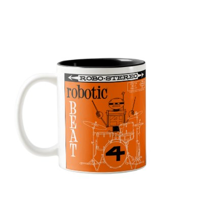 Autumn Lake "ROBOTIC BEAT LP" Mug by mooncity