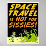 Autumn Lake "SPACE TRAVEL" Poster