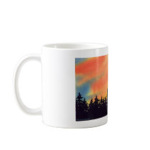 Autumn Lake "SUNSET WOODS" Coffee Mug