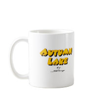 Autumn Lake "SWANKY SQUARES" Coffee Mug