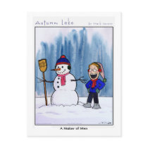 AUTUMN LAKE: Winter Postcard 3