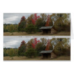 Autumn Leanto, Trees and Sky Bookmark