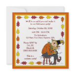 Autumn Leaves and Scraecrow Halloween Party