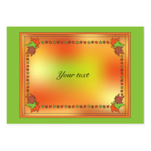 Autumn Leaves Business Cards