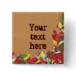 Autumn Leaves Button