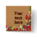 Autumn Leaves Button