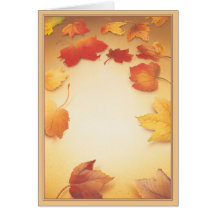 Autumn Leaves © Card