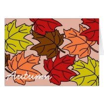 Autumn Leaves cards