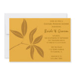 Autumn Leaves Couples Wedding Shower Invitation