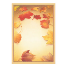 Autumn Leaves © Custom Invite
