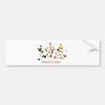 Autumn Leaves cute design! Bumper Stickers