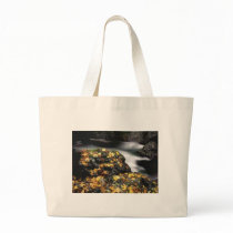 Autumn Leaves, Elk River, Oregon Canvas Bags