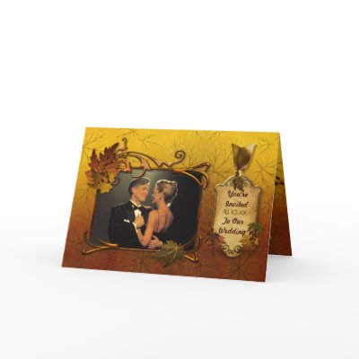 Autumn Leaves Fall Photo Wedding by SpiceTree_Weddings