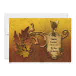 Autumn Leaves Fall Wedding Invitation
