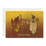 Autumn Leaves Fall Wedding Save The Date
