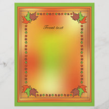 Autumn Leaves Flyers