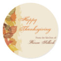 Autumn Leaves From The Kitchen Sticker