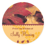 Autumn Leaves From the Kitchen Sticker