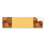 Autumn Leaves in Orange and Gold bumper stickers