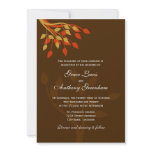 Autumn Leaves Invitation