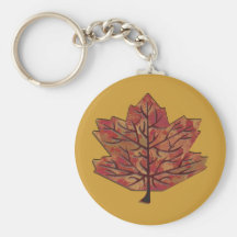 Autumn Leaves Key Chain