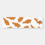 Autumn Leaves Pattern. Bumper Stickers