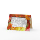Autumn Leaves photo card